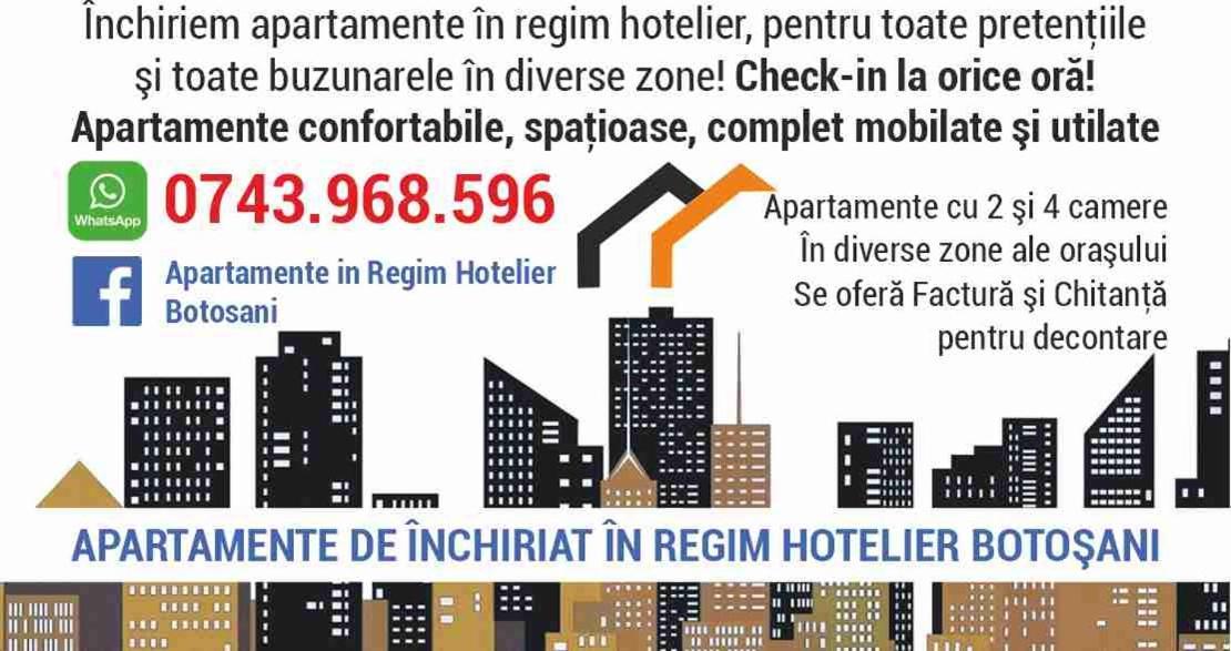 Apartament De Lux Zona 0 Botosani 2 Camere Екстер'єр фото